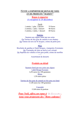 Pour Noël, offrez un repas à _t ZÉâÜÅtÇw|Çx