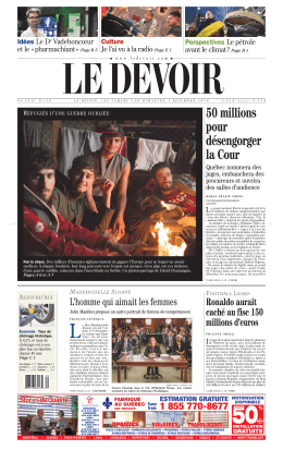 50 millions pour d&eacute;sengorger la Cour