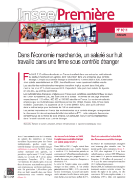 Insee - Institut national de la statistique et des études économiques