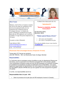 Technicien paie avantages sociaux Medysis - reseau