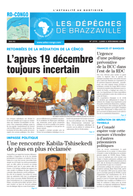 T&eacute;l&eacute;charger - Les D&eacute;p&ecirc;ches de Brazzaville