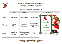 MENU du 12 au 16 dec 2016 - commune de Brémontier