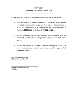 Consulter cet avis public