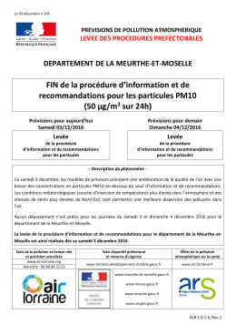 communique de presse