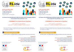 Invitation &agrave; la conf&eacute;rence publique (13h30/15h)