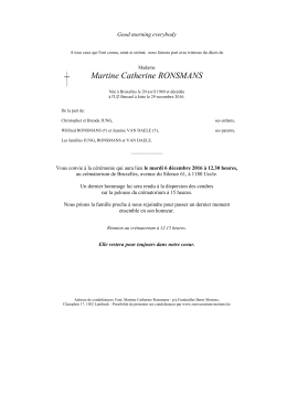 Martine Catherine Ronsmans 20 ex brief met man in zee
