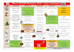 Menus BITCHE Décembre 2016 - www.cuisinepdb.fr