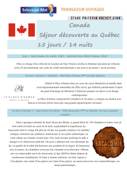 les d&eacute;tails de ce superbe voyage