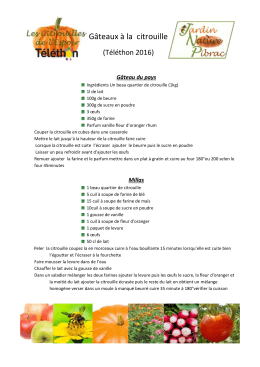 Gâteaux à la citrouille