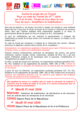 Télécharger le tract de l`intersyndicale Gironde