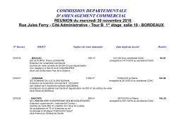 ordre du jour CDAC 30-11-2016