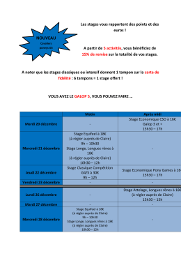 galop 5 - Equitation Passion