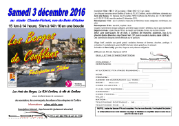 Berges bulletin format A5 1 2016 - Conflans-Sainte