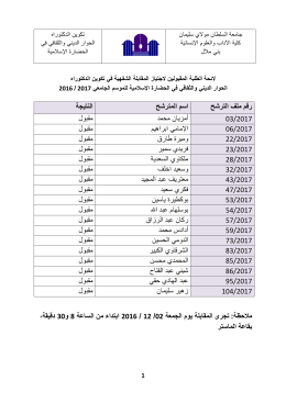 ا ا ا ر ا ل أ ن 03/2017 ل ا ا اه 06/2017 ل و ة رق 22/2017 ل ي 23/2017 ل وي ا