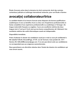 Annonce BP Collaborateur 30.11.16