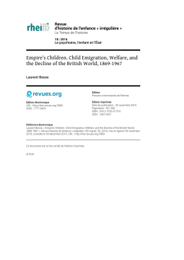PDF 1,6M - Revue d`histoire de l`enfance &laquo; irr&eacute;guli&egrave;re