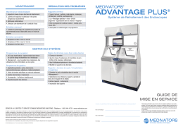 guide de mise en service