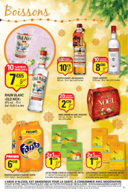Boissons - Promoconso