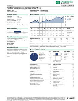 Actions canadiennes valeur Fiera