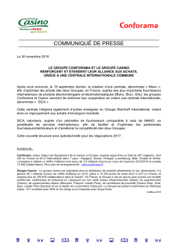Lognes, le - Groupe Casino