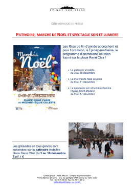 communique de presse - Epinay-sur