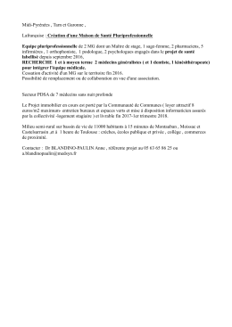 annonce jointe