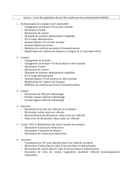 autres op&eacute;rations