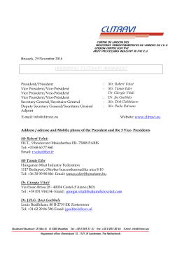 MEMBRES CLITRAVI MEMBERS
