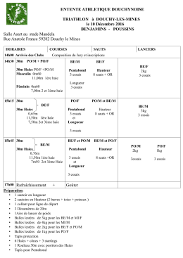 ENTENTE ATHLETIQUE DOUCHYNOISE TRIATHLON à DOUCHY