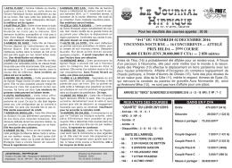 PMU du Vendredi 02 dec 2016