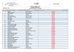 SPECIALITE GEF N° NOMS PRENOMS DECISION DE LA