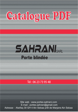 Adresse : Alwifaq 30 GH 4 Ain Sebaa