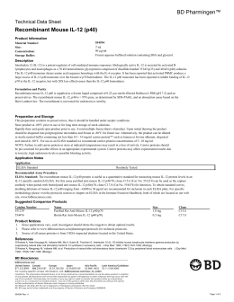 Recombinant Mouse IL-12 (p40)