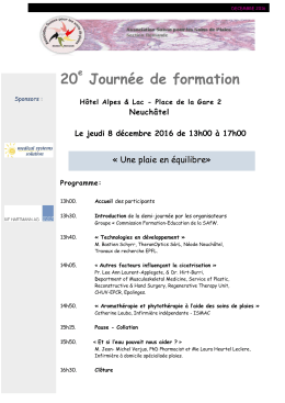 20 Journ&eacute;e de formation