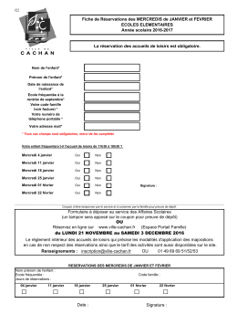 Page 1 B1:M38C33B1:M36 Nom de l`enfant* Prénom de l`enfant