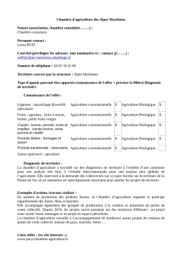 Chambre consulaire Personne contact