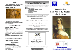 Voir - Les Amis du Musée de Hyères