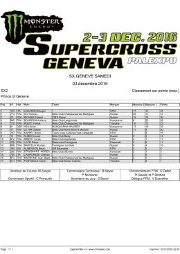 SX GENEVE SAMEDI 03 d&eacute;cembre 2016