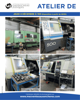 atelier de - Le Moniteur des Ventes