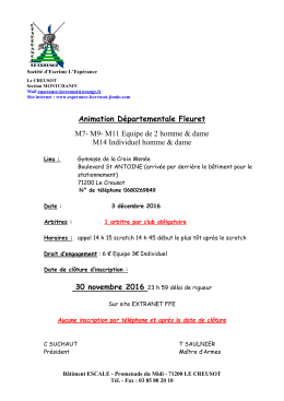 animation Fleuret cd71 03 12 2016