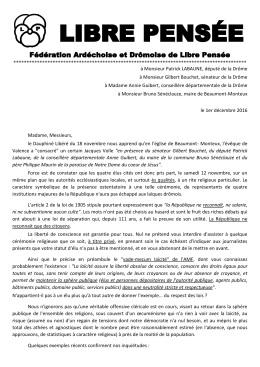 cons&eacute;cration du sieur volle Lettre aux &eacute;lus - ASTI Dr&ocirc;me