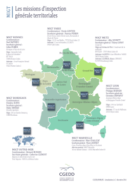 Les MIGT sur le territoire