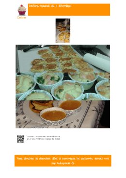 Atelier Brunch du 4 décembre