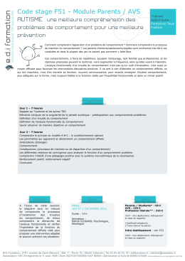 Téléchargez la fiche du stage 2016
