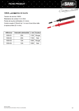 Fiche produit 1350-E...pointes