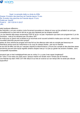 Sujet: La panoplie r&eacute;elle ou r&eacute;v&eacute;e du Kiffer