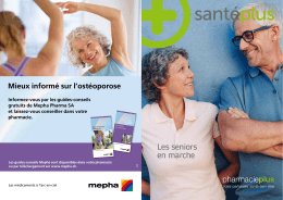 Les seniors en marche - pharmacieplus, pharmaciens de famille