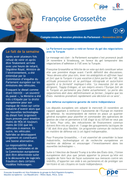 Synth&egrave;se de la session de novembre 2016 (pdf 342KB)