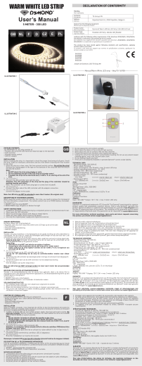 WARM WHITE LED STRIP