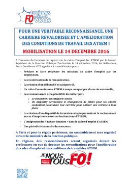 lire la suite! - FO Territoriaux Mulhouse